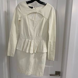 White short Bebe dress